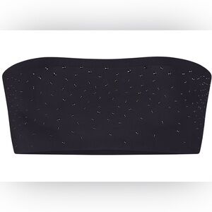 Skims Swarovski bandeau in black